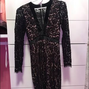 Lace black dress